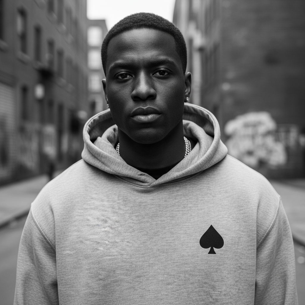 Spade Logo Hoodie Gray