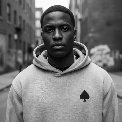 Spade Logo Hoodie Gray