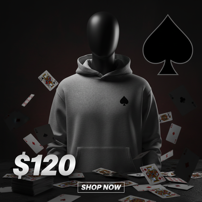 Moody Gray Hoodie Ad