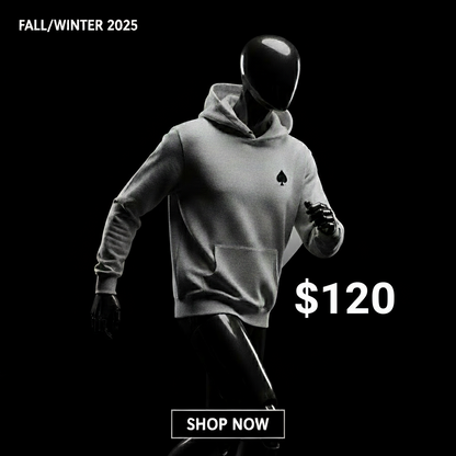 Professional Gray Hoodie Ad