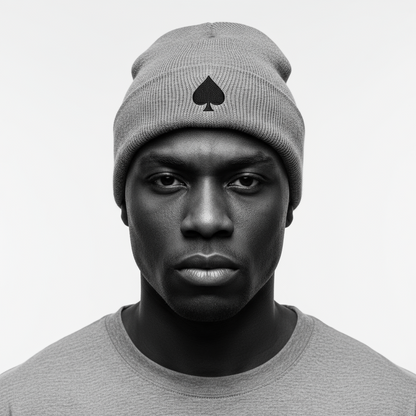 Spade Logo Beanie Gray