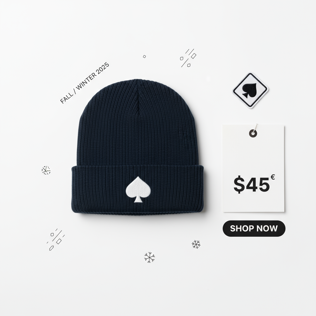 Spade Logo Beanie