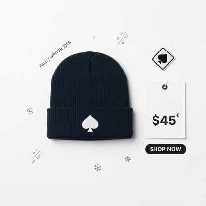 Spade Logo Beanie